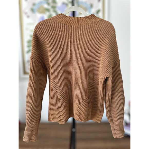 Abercrombie and Fitch Women's Wool Blend Oversized Crew Sweater Brown Size XS - Picture 9 of 10
